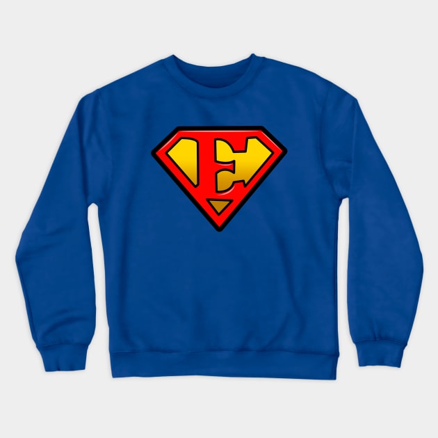 Super E symbol Crewneck Sweatshirt by edwinj22